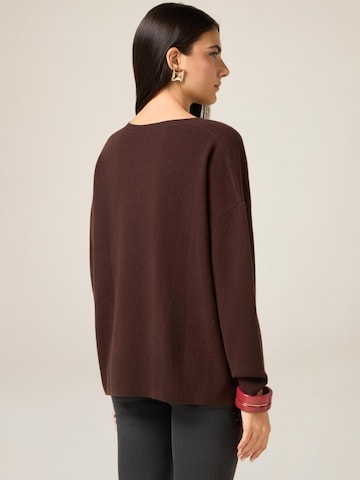 Pull-over oltre en marron