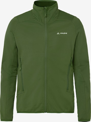 VAUDE Athletic fleece jacket 'Monviso' in Green: front