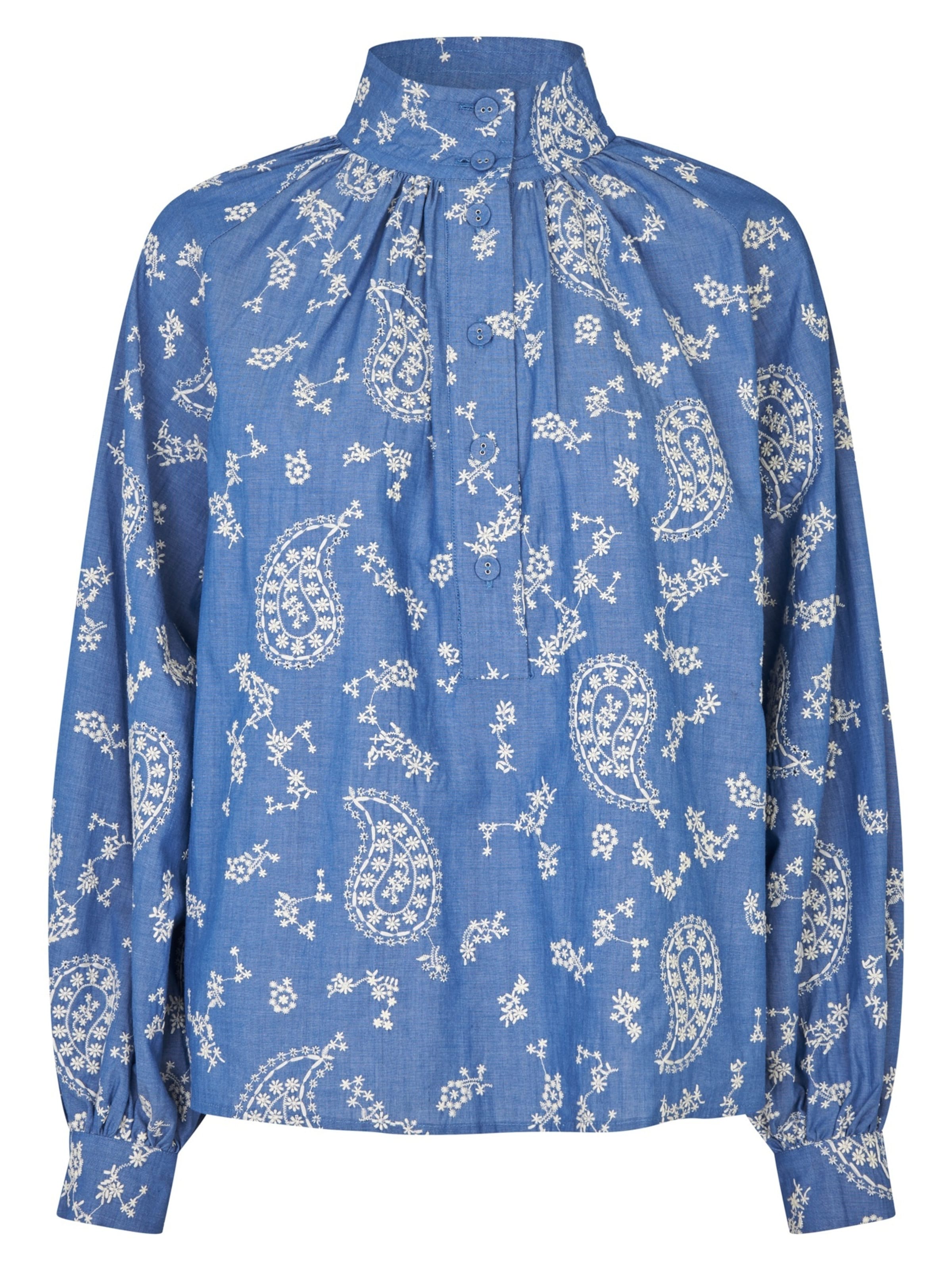 Dea Kudibal Camiseta ' NicolaDEA NS ' en L en azul / blanco, Vista del producto