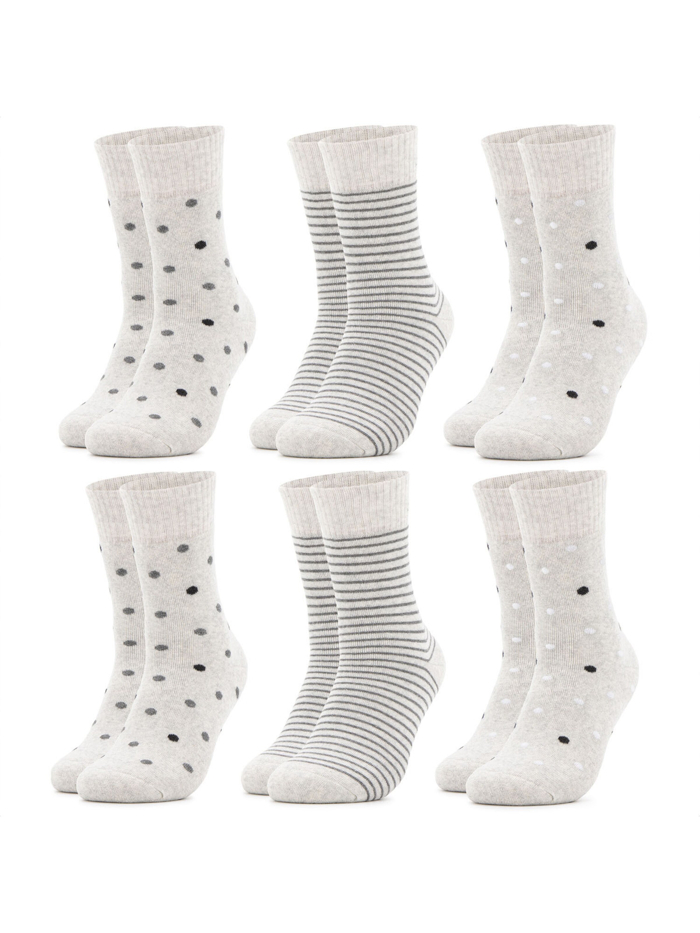 Occulto Socks 'Smilla' in White: front