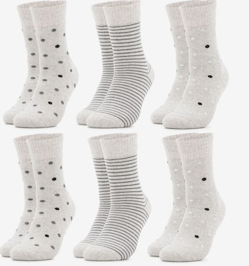 Occulto Socken 'Smilla' in Weiß: predná strana