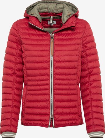 CAMEL ACTIVE Steppjacke mit abnehmbarer Kapuze in Rot: predná strana