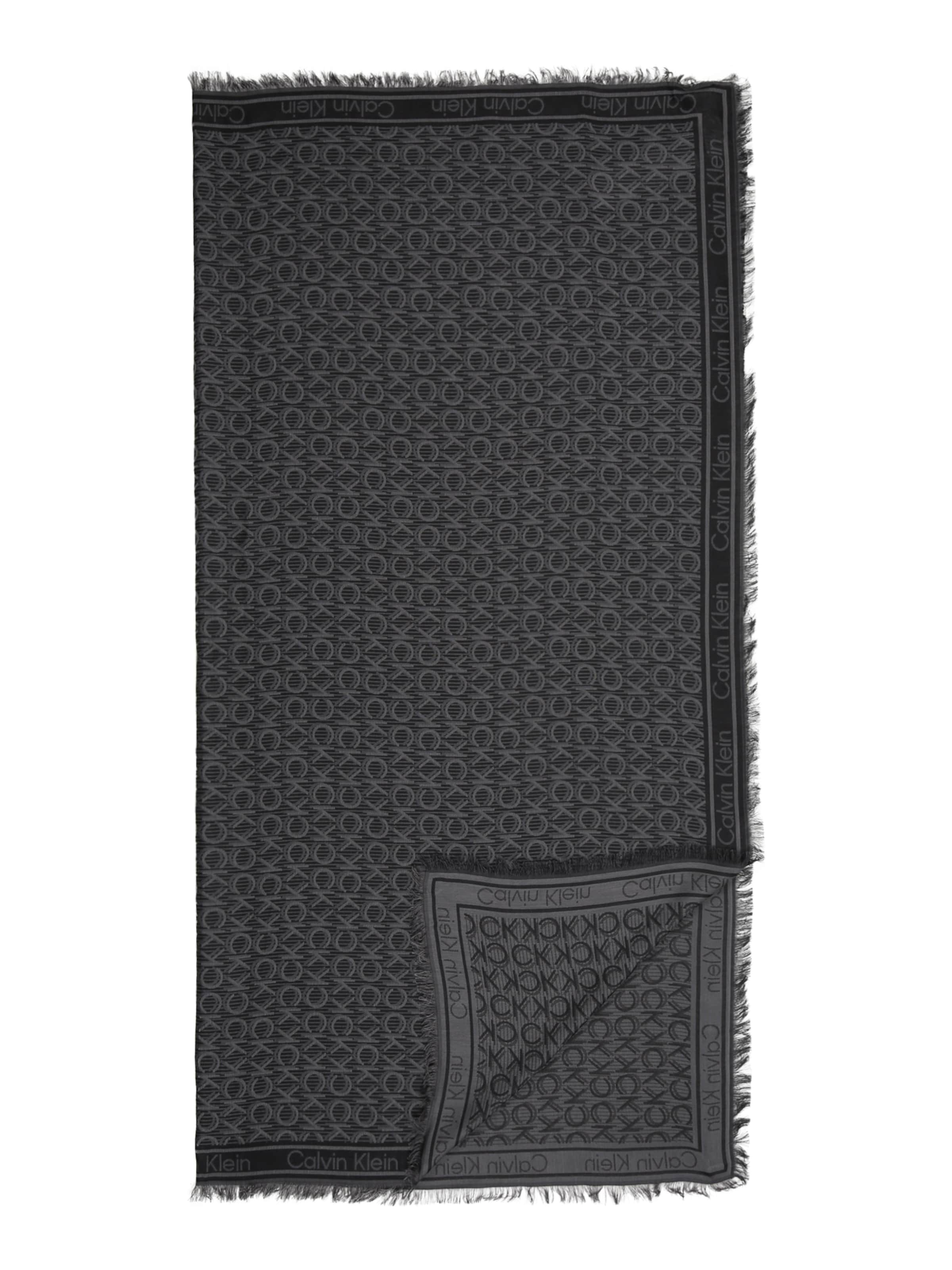 Écharpe Calvin Klein en noir : devant
