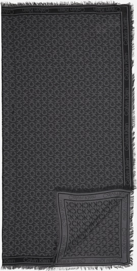 Calvin Klein Šal u siva / tamo siva / crna, Pregled proizvoda