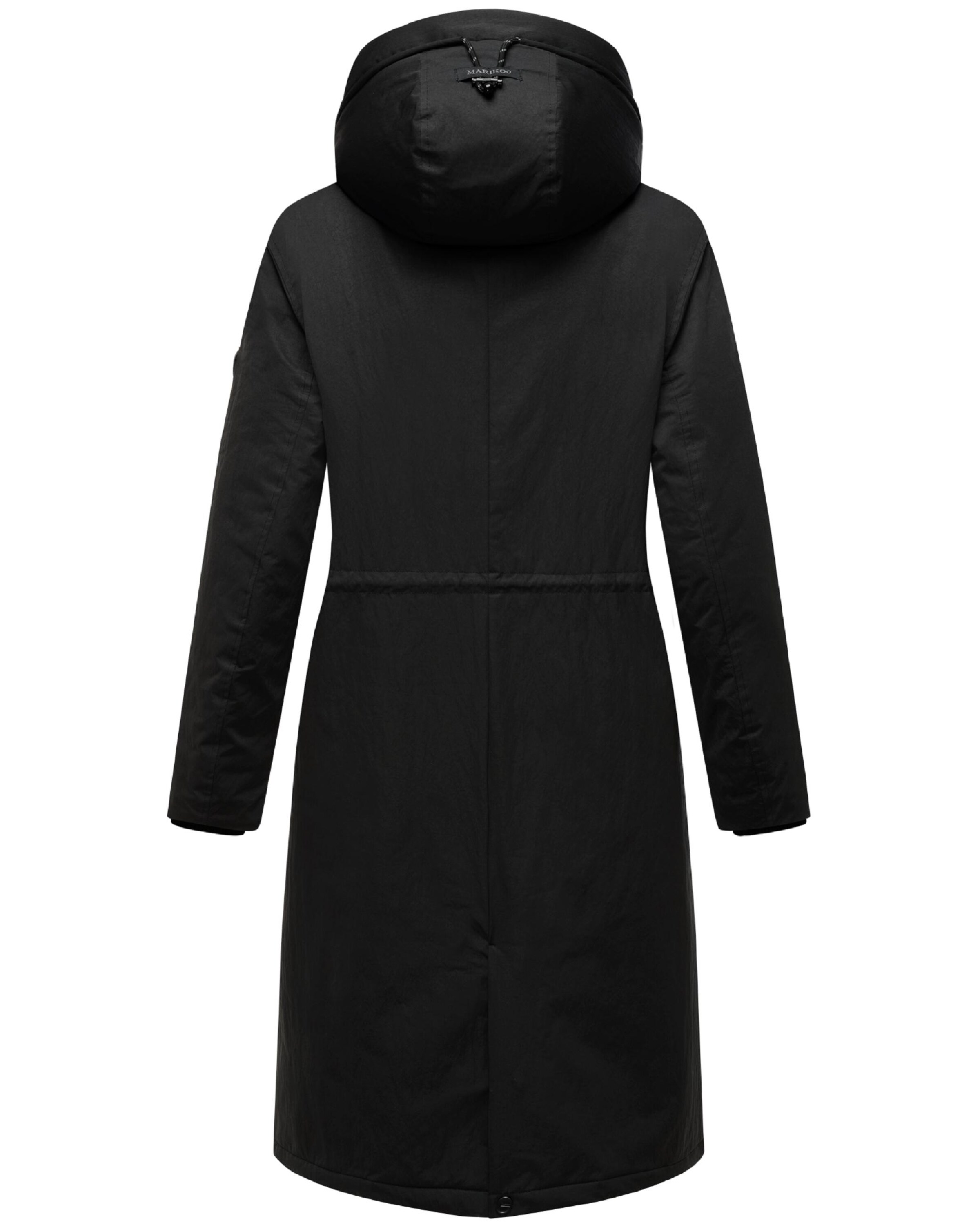 Palton de primăvară-toamnă de la MARIKOO pe negru