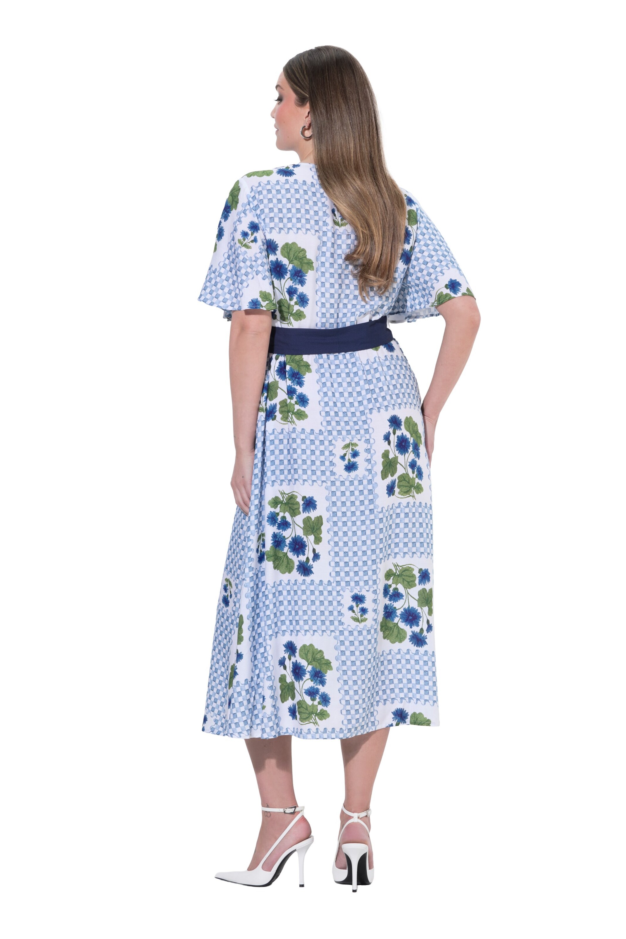 Ulla Popken Jurk in Blauw