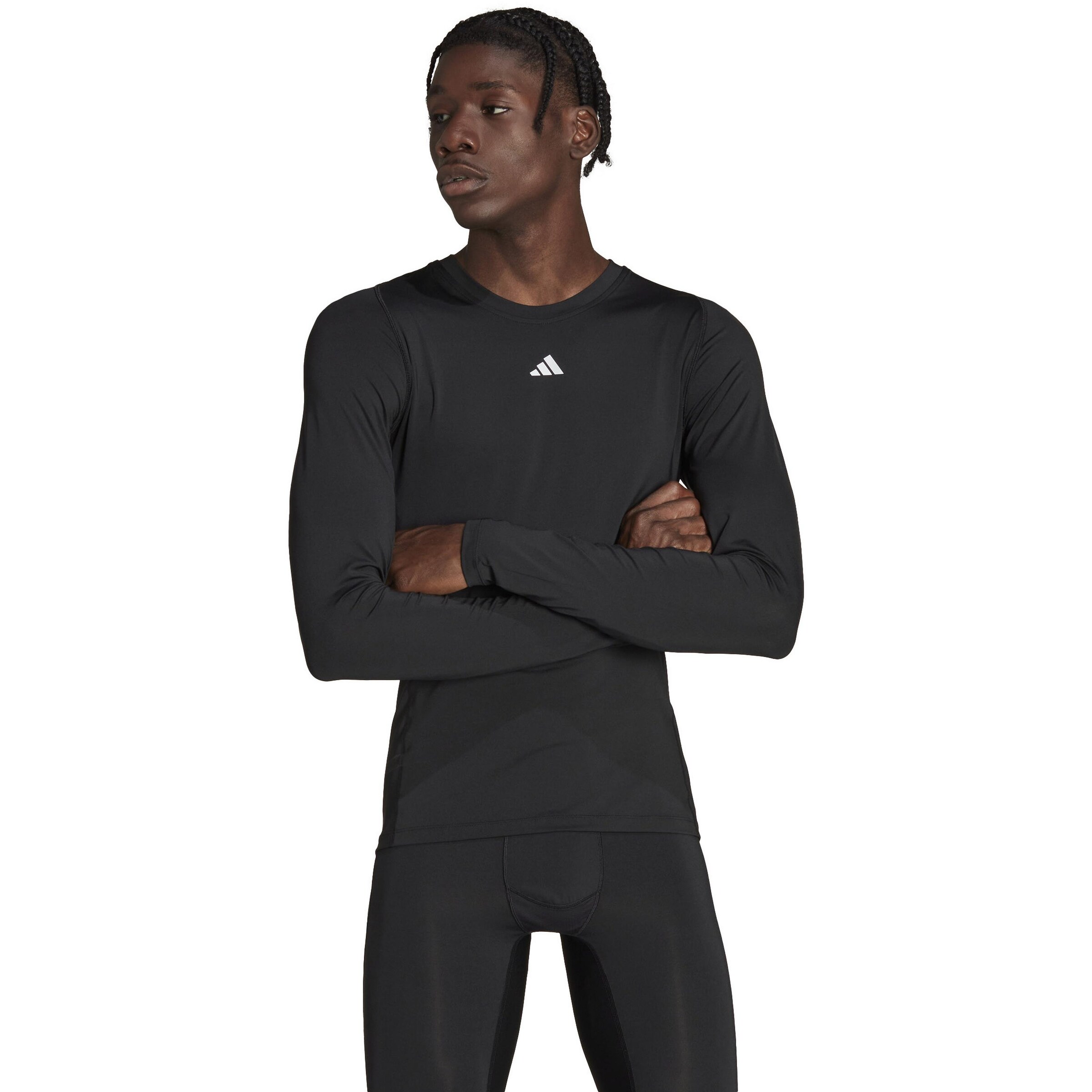ADIDAS PERFORMANCE Funktionsshirt in Schwarz: Vorderseite