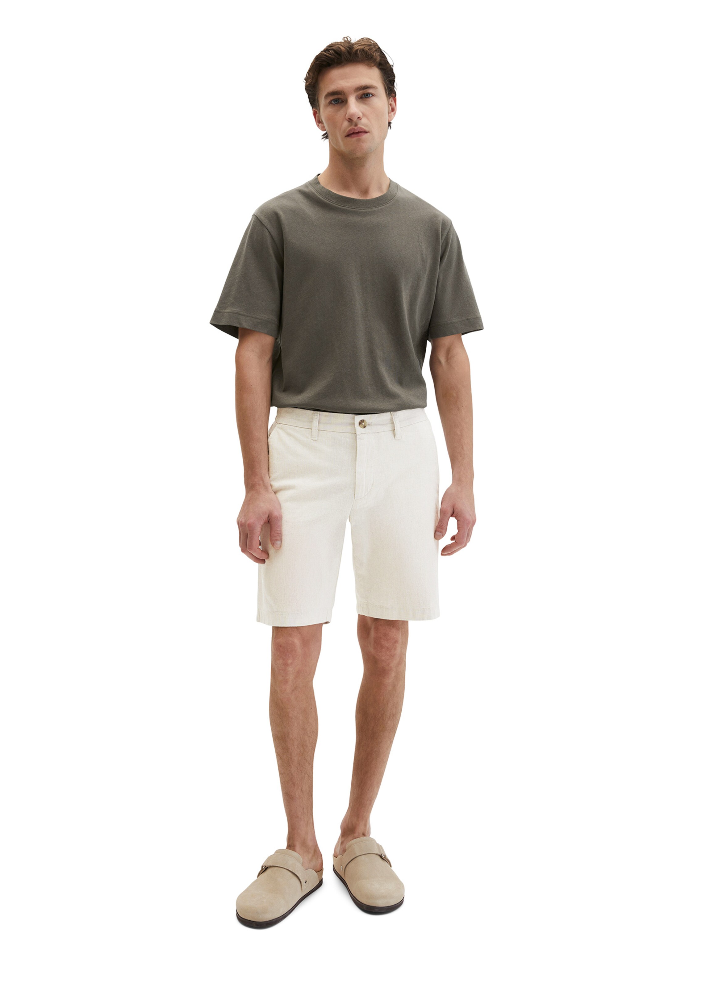 Marc O'Polo Slimfit Broek in Beige