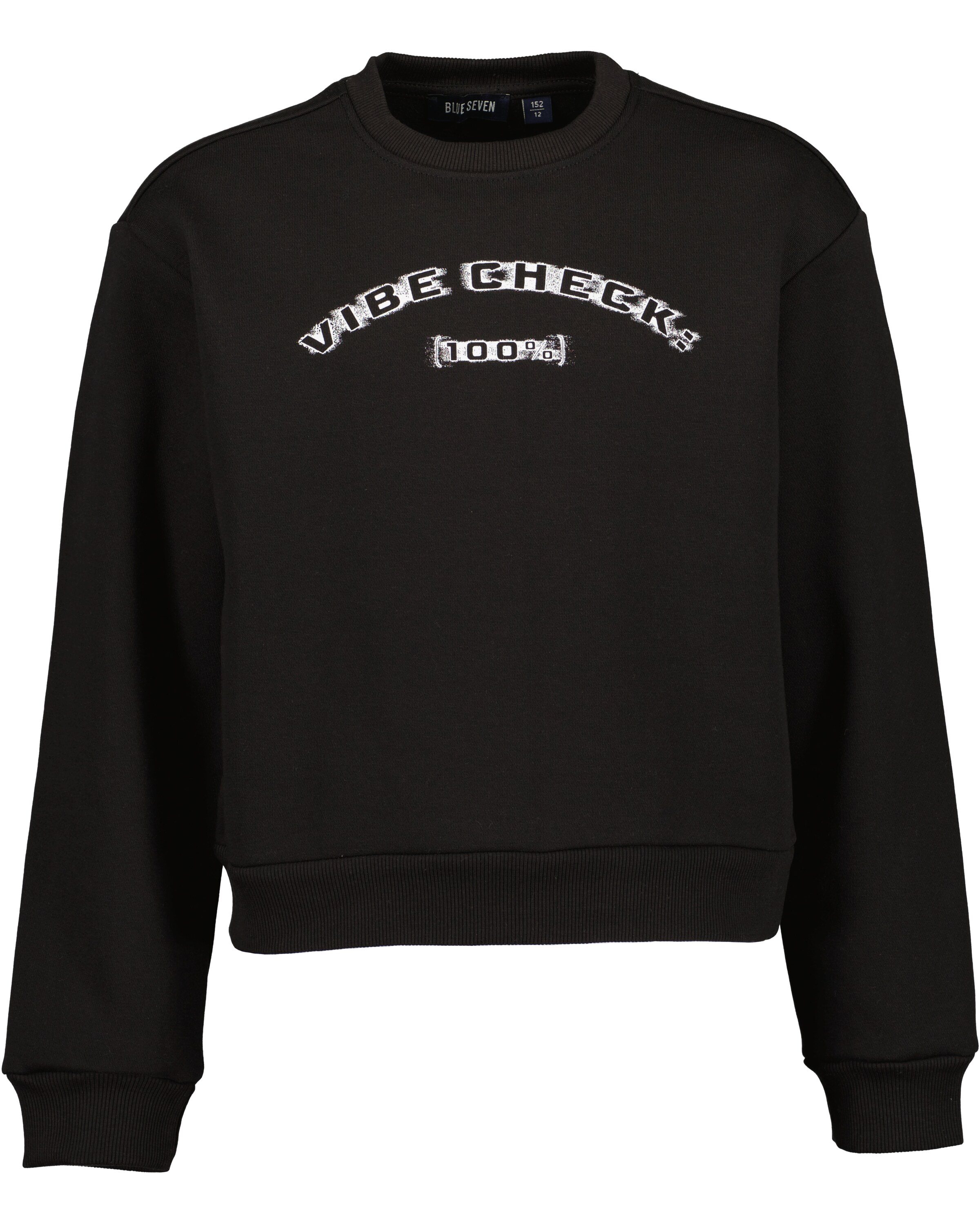 BLUE SEVEN Sweatshirt in Schwarz: Vorderseite