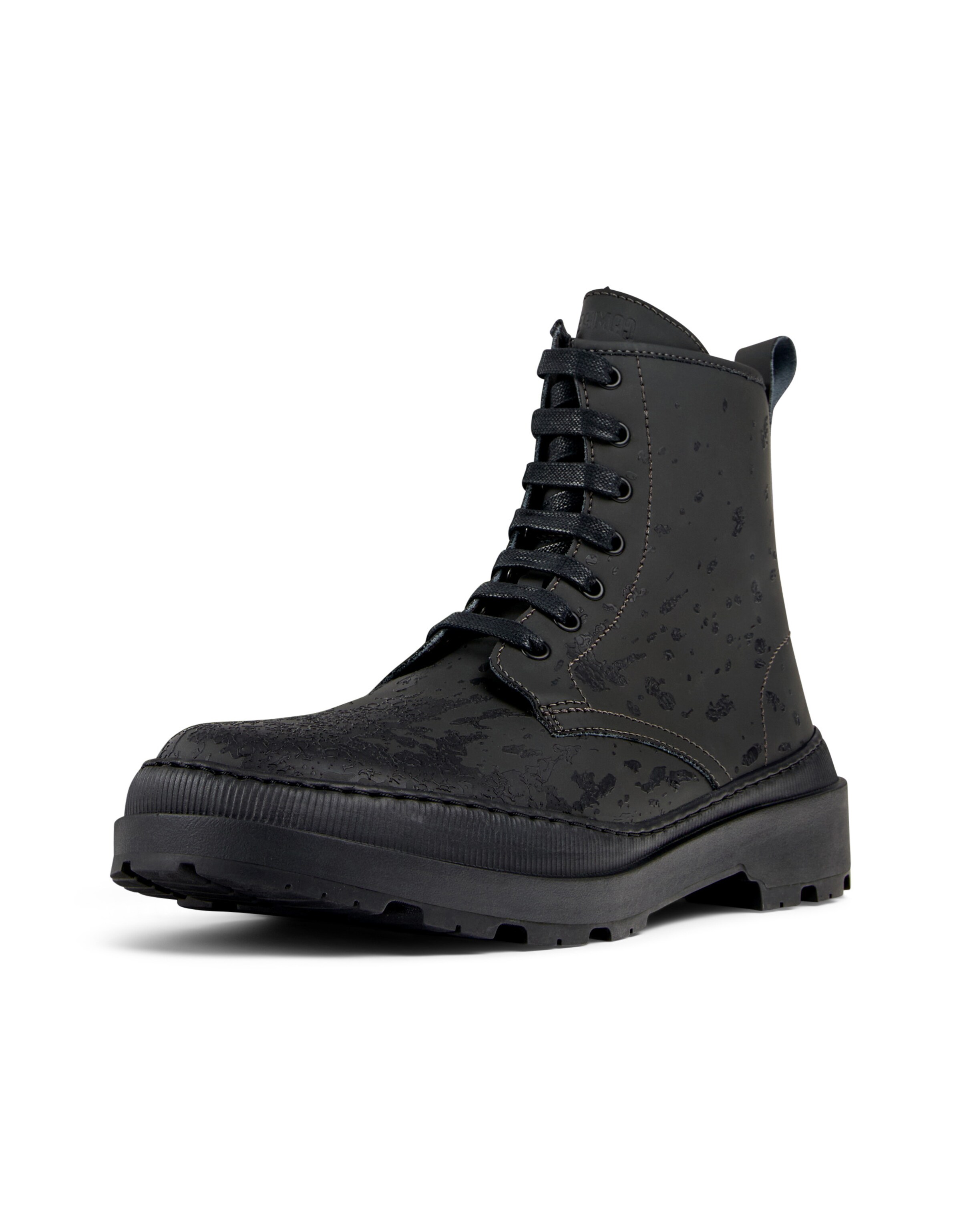 CAMPER Lace-up boot 'Brutus Trek' in Grey: front