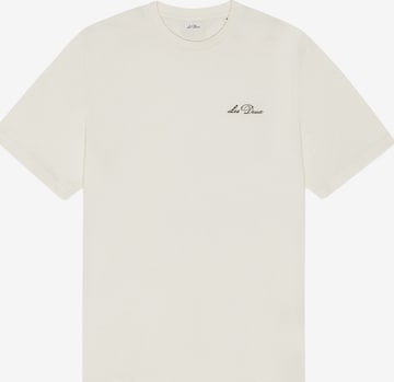 Les Deux T-Shirt 'Signature' in Beige: Vorderseite