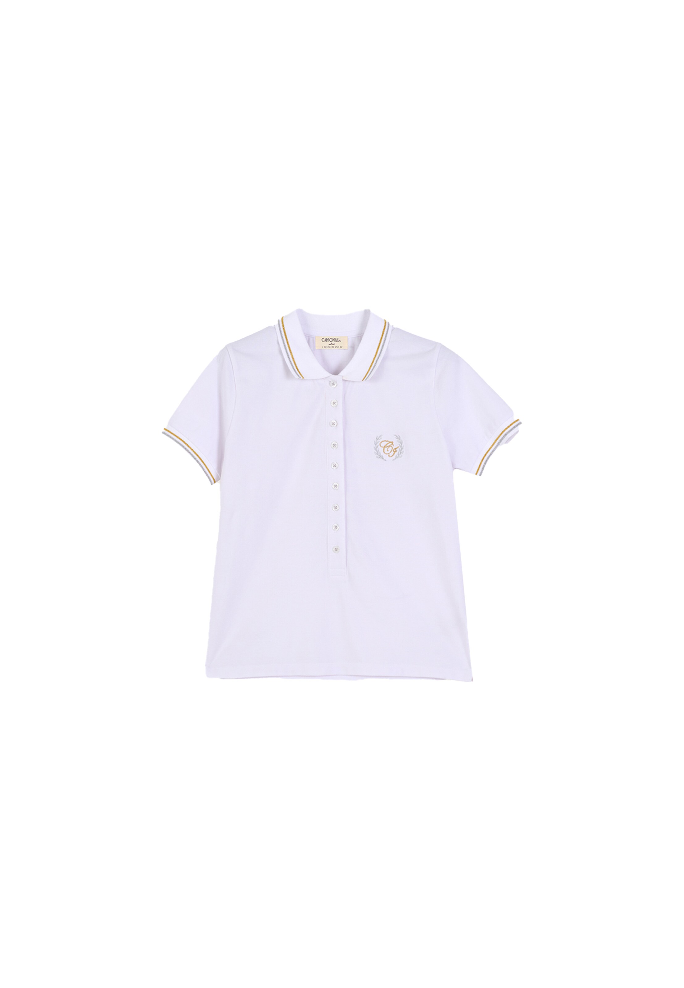 Maglietta 'Sadhua' di Camomilla Italia in bianco: frontale