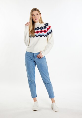 DreiMaster Maritim Sweater in White