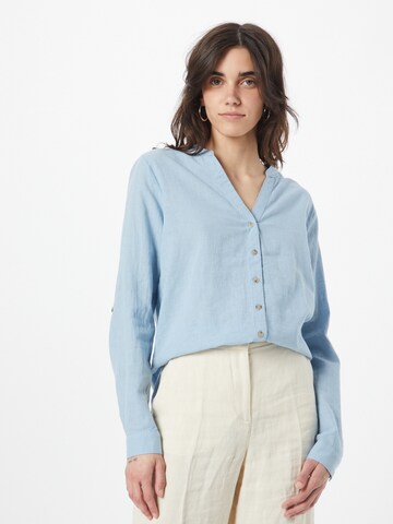 Springfield Blouse in Blauw: voorkant