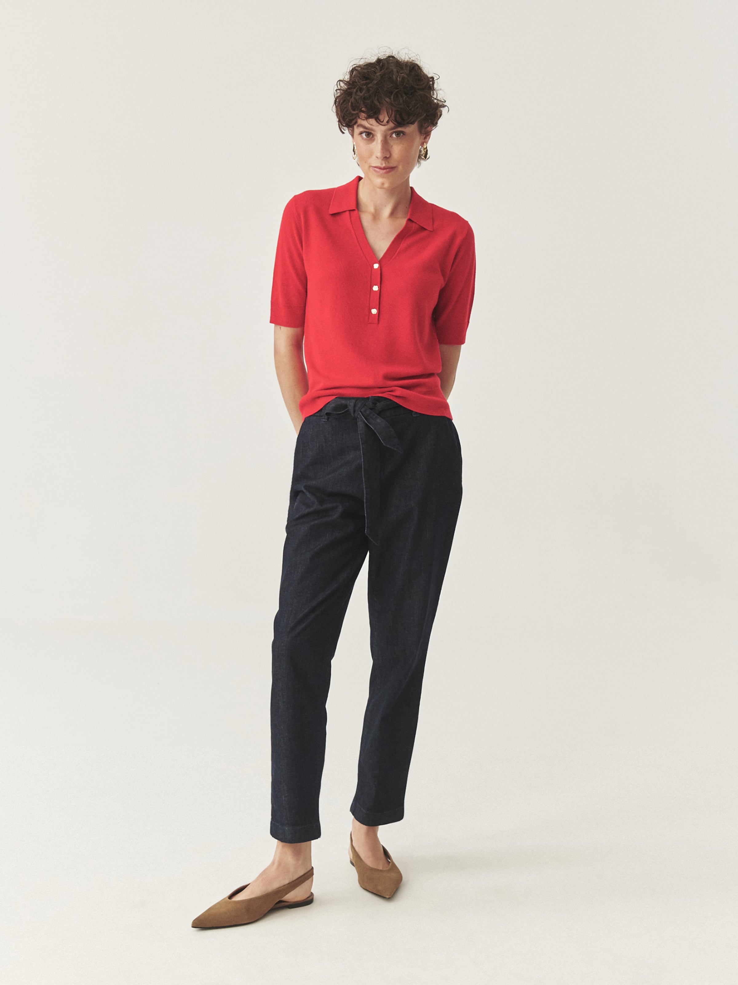 zils TATUUM Vaļīgs piegriezums Bikses