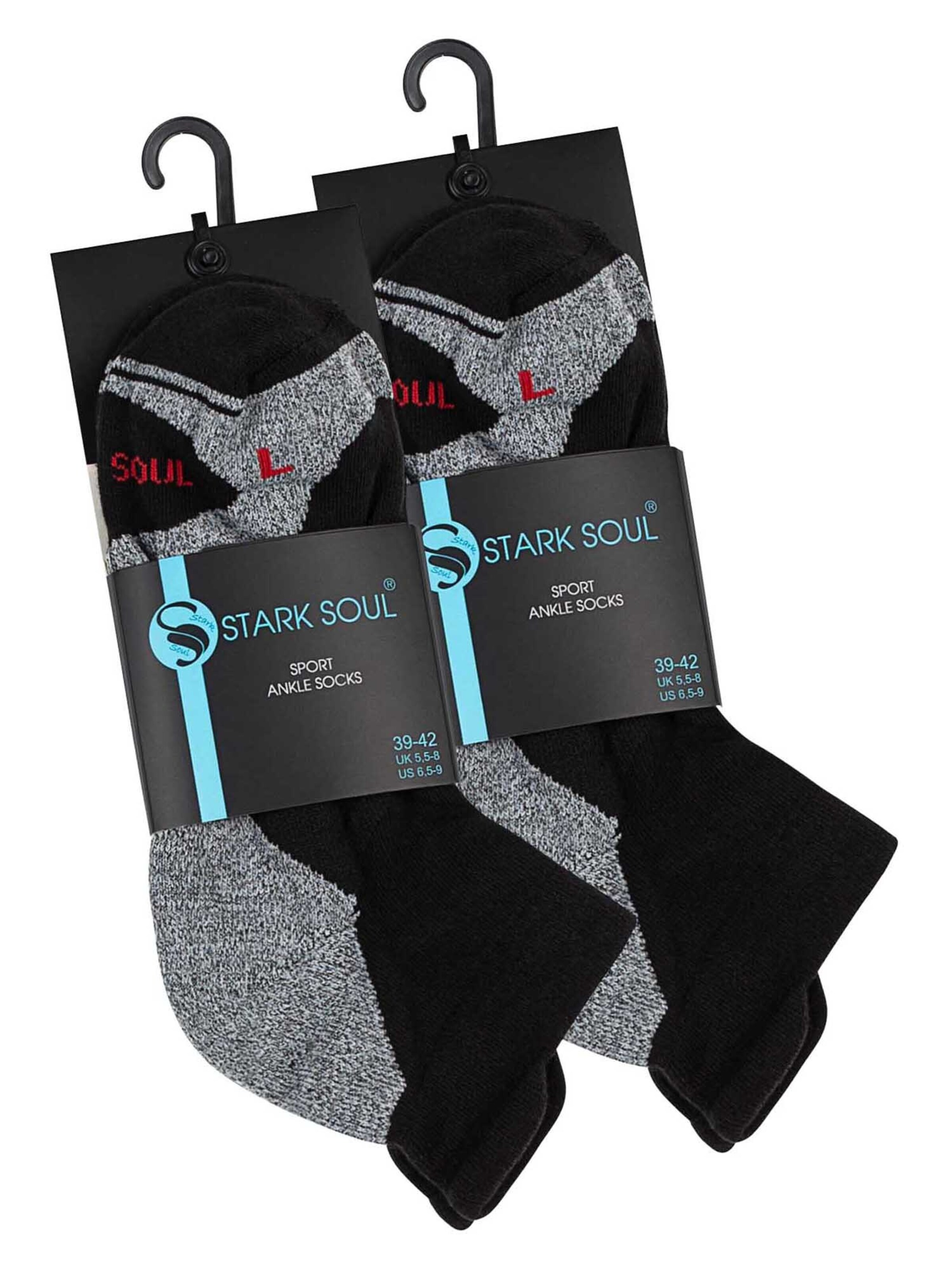 Calzino sportivo di Stark Soul in nero