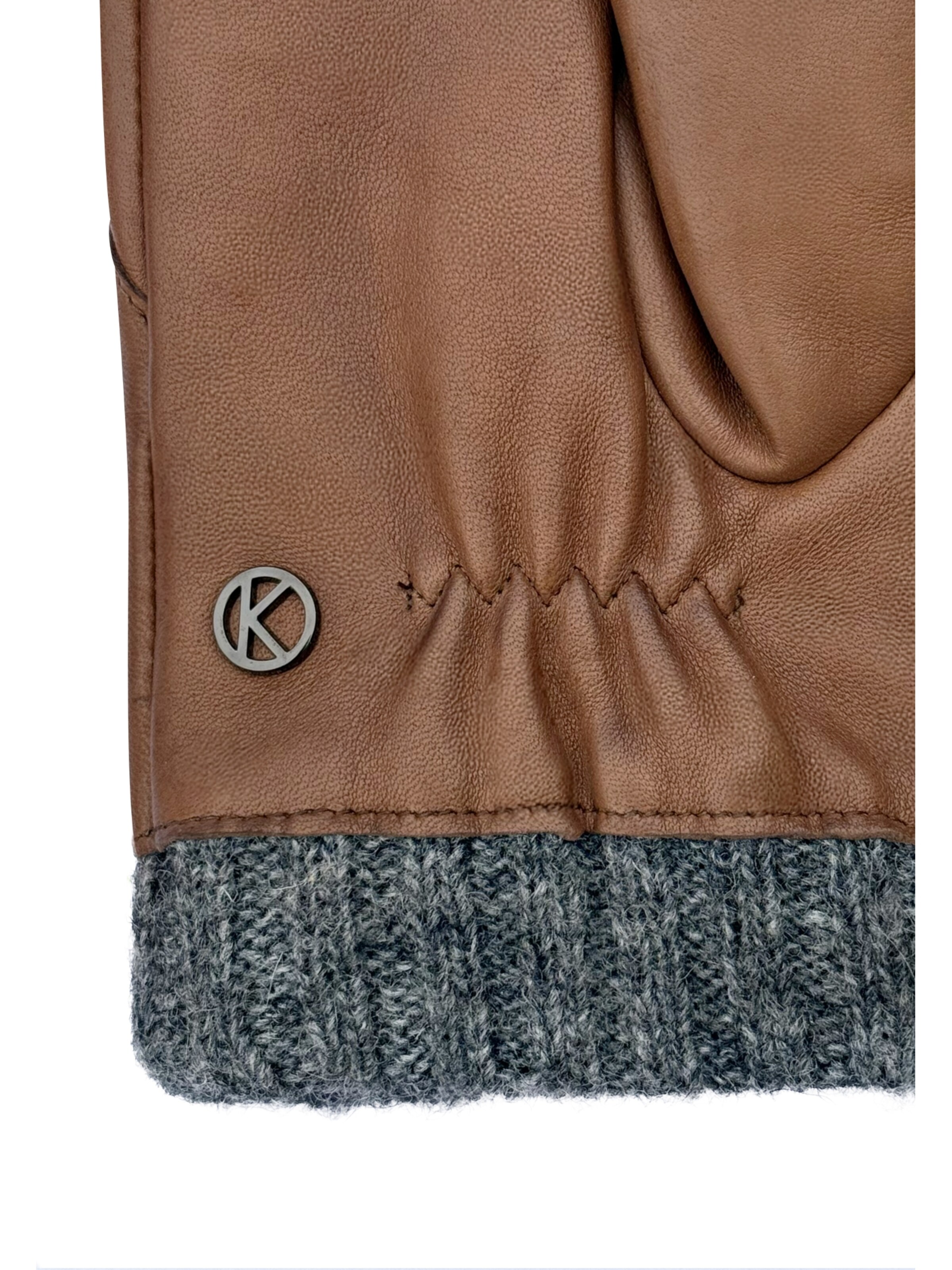 KESSLER Full Finger Gloves in Brown