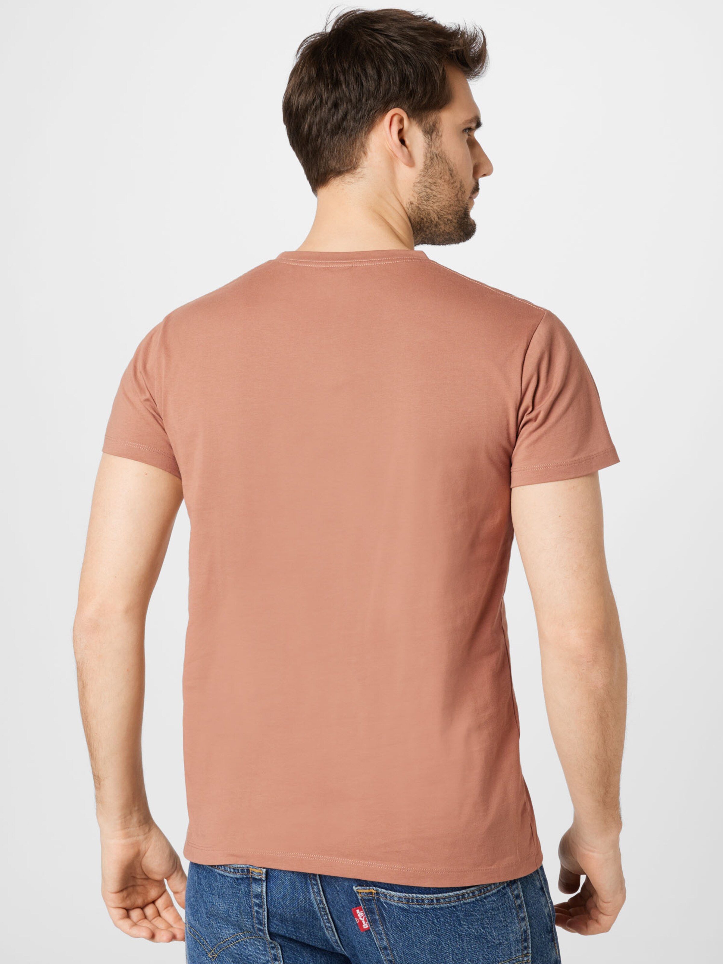 Männer Shirts Kauf Dich Glücklich T-Shirt in Sand - LO15744 Männer Shirts Kauf Dich Glücklich T-Shirt in Sand - LO15744