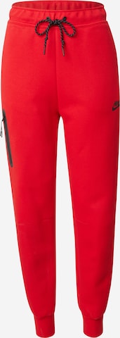 Nike Sportswear Штаны 'TCH FLC' в Красный: спереди
