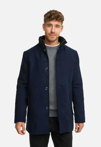 INDICODE JEANS Winterjas 'Lunik' in Blauw: voorkant