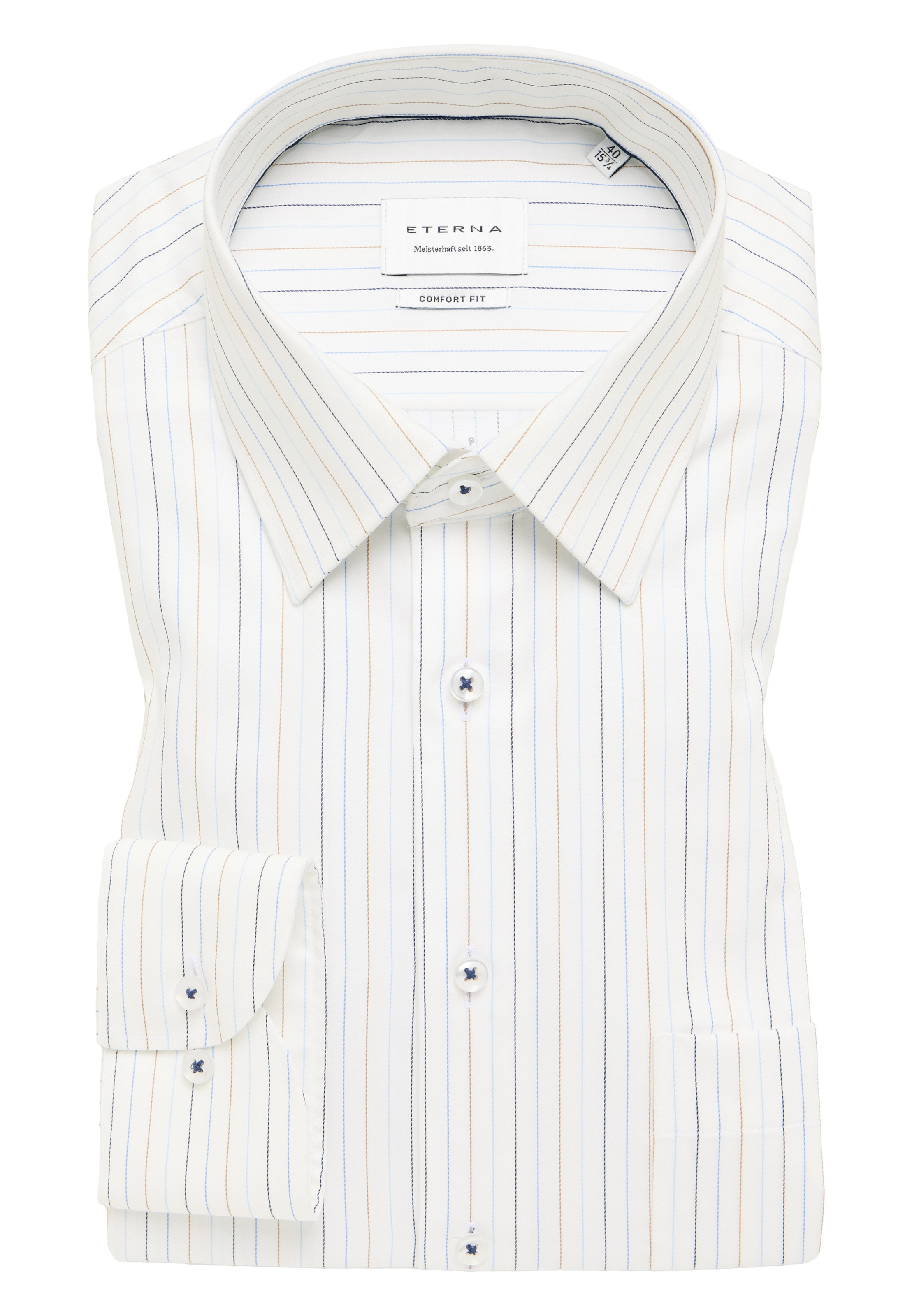 ETERNA Comfort fit Business shirt in White