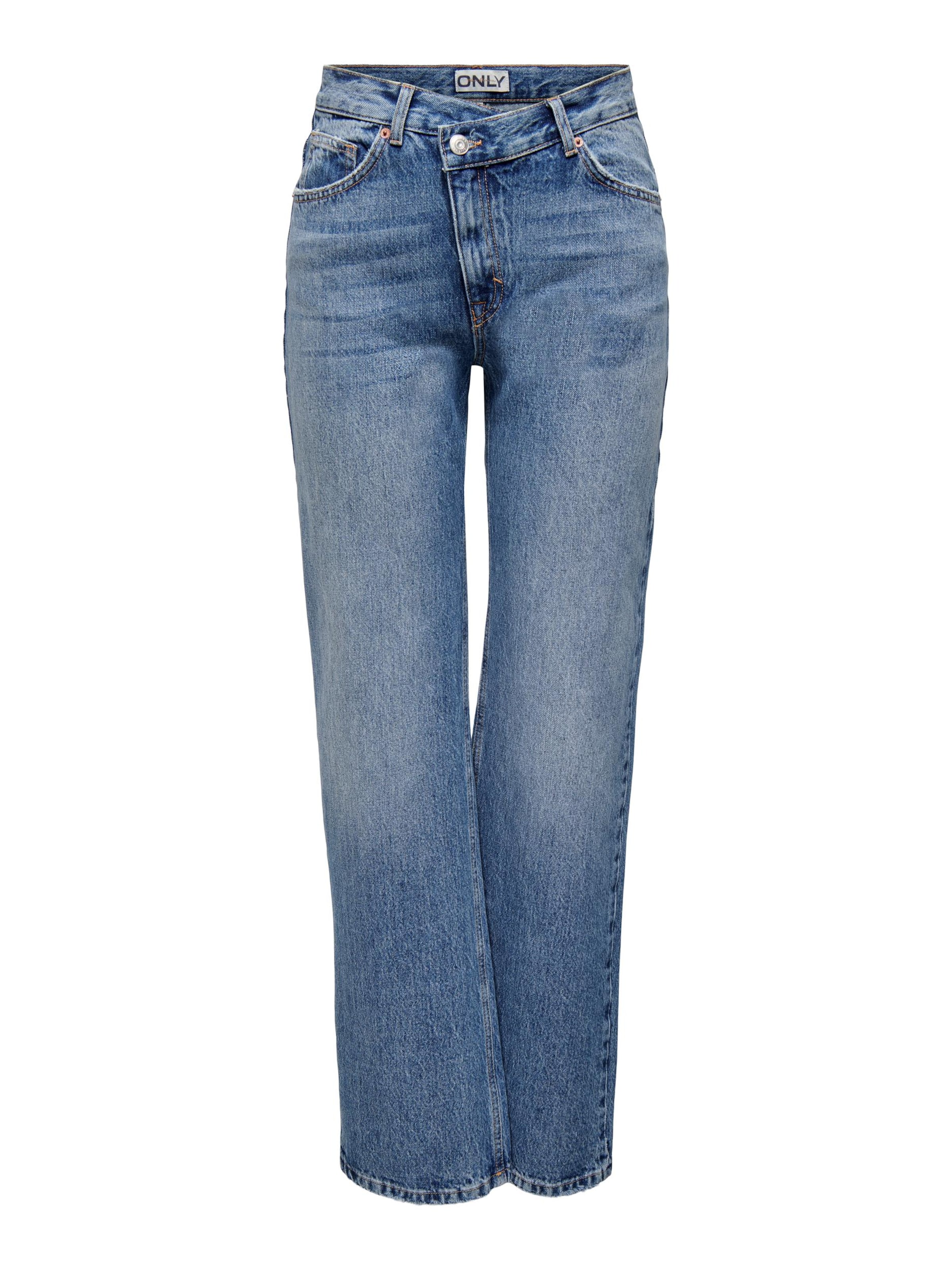 ONLY Wide Leg Jeans 'RIGA' in Blau: Vorderseite