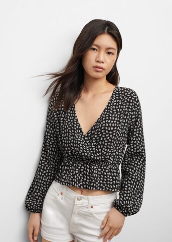 MANGO TEEN Blouse 'Oxford' in Black: front