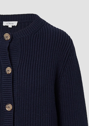 Cardigan s.Oliver en bleu