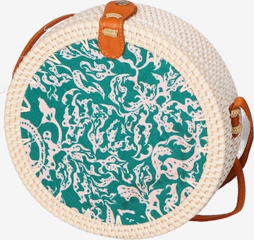 Borsa a tracolla di Gave Lux in beige: frontale