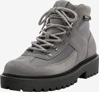 Boots stringati Pull&Bear di colore grigio basalto / grigio fumo / nero / offwhite, Visualizzazione prodotti