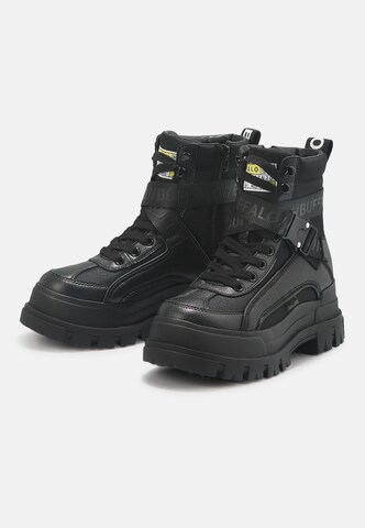 BUFFALO Veterboots 'ASPHA COM1' in Zwart