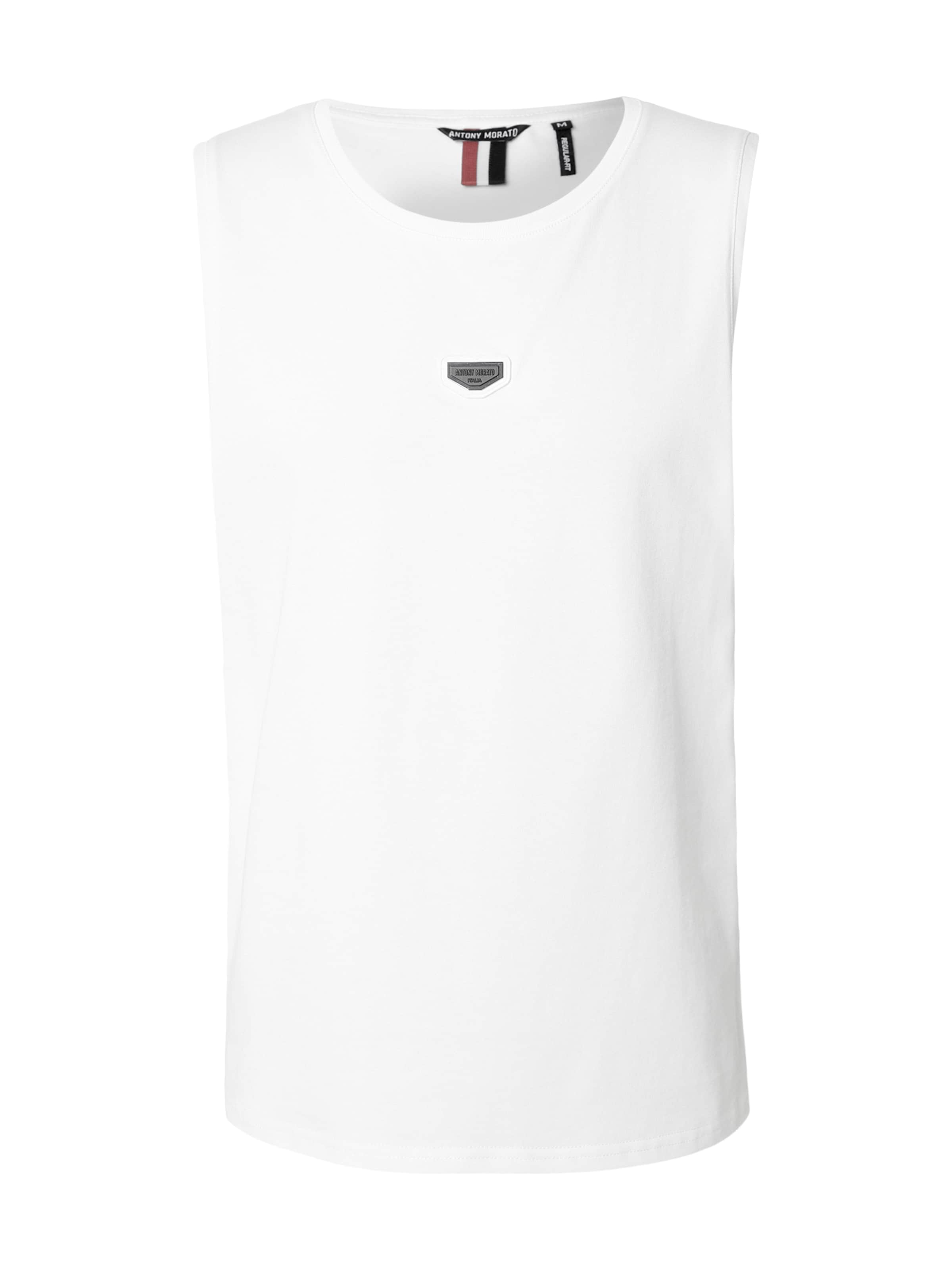 Tricou de la ANTONY MORATO pe alb: față