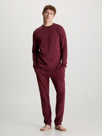 Calvin Klein Underwear Piżama długa w kolorze czerwony: przód
