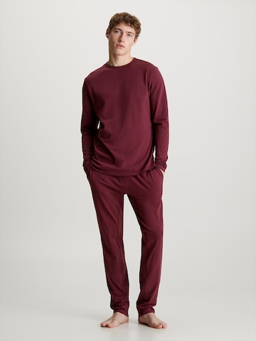 Calvin Klein Underwear Dlhé pyžamo - Červená: predná strana