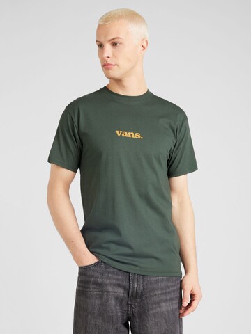 Tricou 'LOWER CORECASE' de la VANS pe verde: față