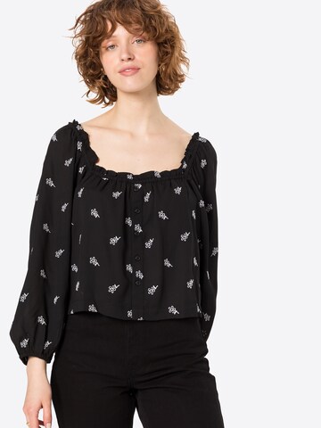 American Eagle Blouse in Black: front