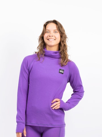 T-shirt fonctionnel Eivy en violet : devant