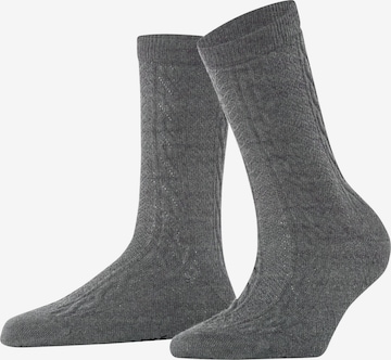 FALKE Socken 'Declivity' in Grau: Vorderseite