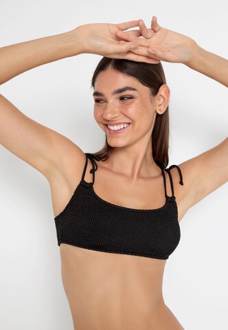 LSCN by LASCANA Bralette Bikini top in Black: front