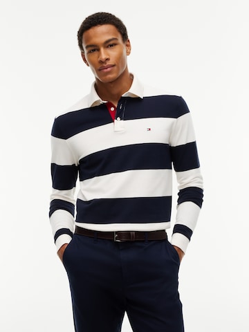 balta TOMMY HILFIGER Marškinėliai 'CLASSIC': priekis
