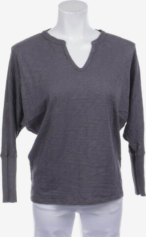 Velvet Shirt langarm S in Grau: predná strana