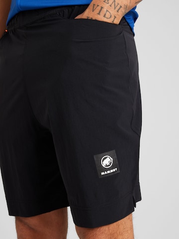 regular Pantaloni per outdoor 'Massone' di MAMMUT in nero