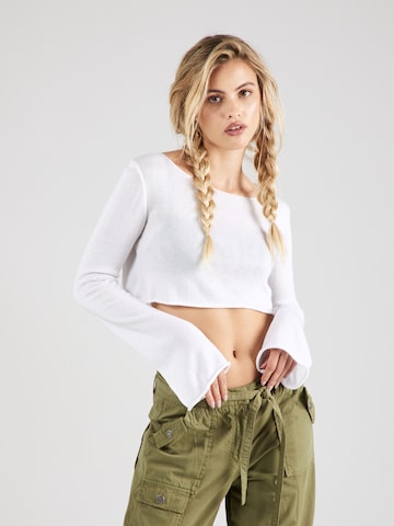 Pull-over 'Daria' SHYX en blanc : devant