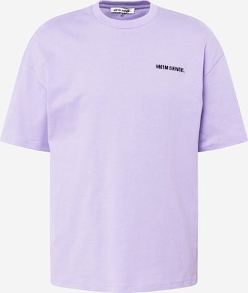 T-Shirt 9N1M SENSE en violet : devant