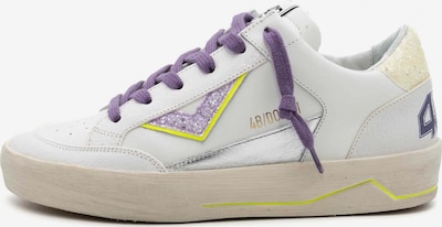 4B12 Sneaker 'Kyle' in zitrone / lavendel / weiß, Produktansicht