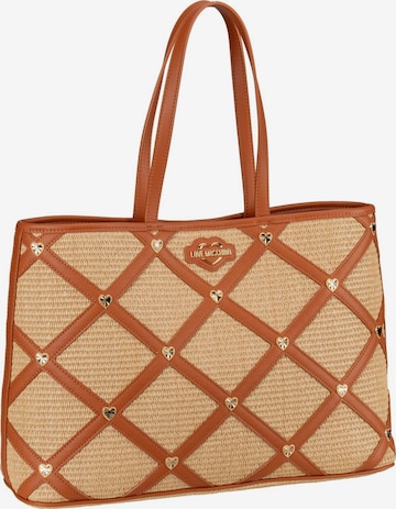 Love Moschino Shopper ' Summer Details 4307 ' in Braun: predná strana