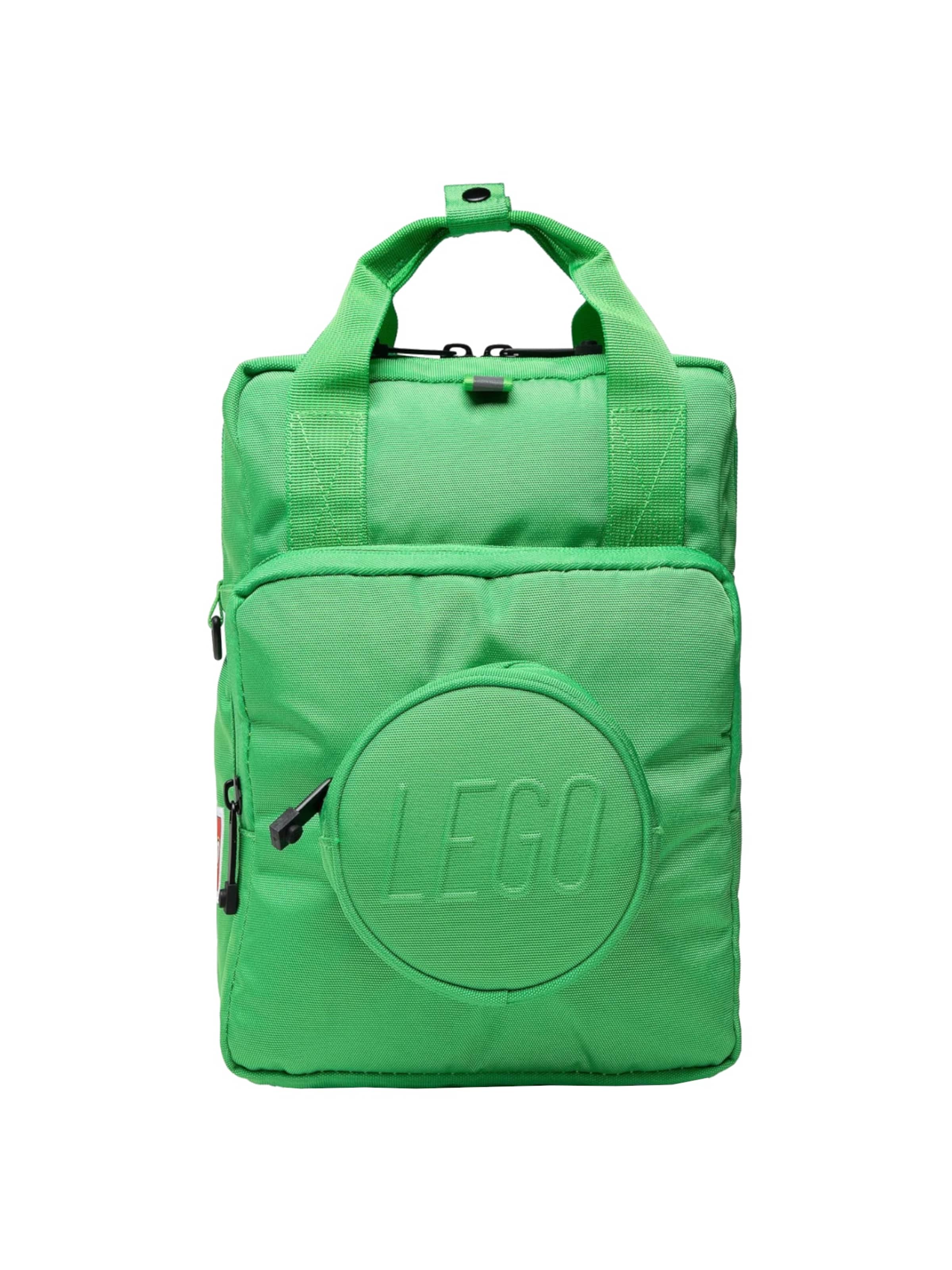 LEGO Backpack 'LEGO Brick 1x1 Kids Backpack' in Green: front