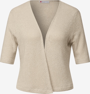 STREET ONE Strickjacke in Beige: Vorderseite