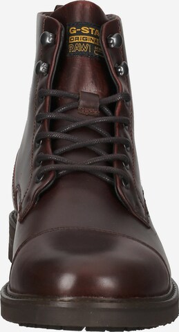 G-Star RAW Lace-Up Boots 'Vacum' in Brown