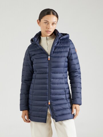 Manteau mi-saison SAVE THE DUCK en bleu : devant